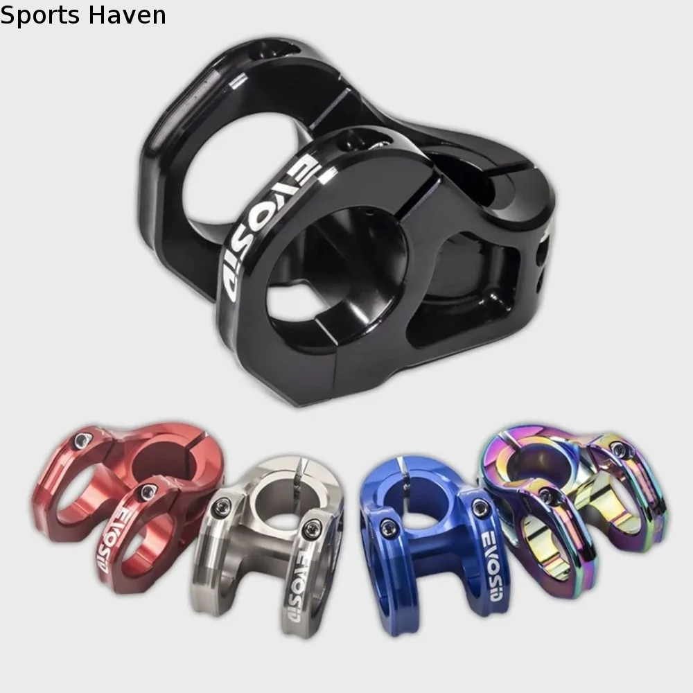 

CNC Anodizing Bicycle Handlebar Stem Adjustable 31.8x35mm MTB Stem Riser Short High-Strength Mountain Bicycle Stem Road Bike
