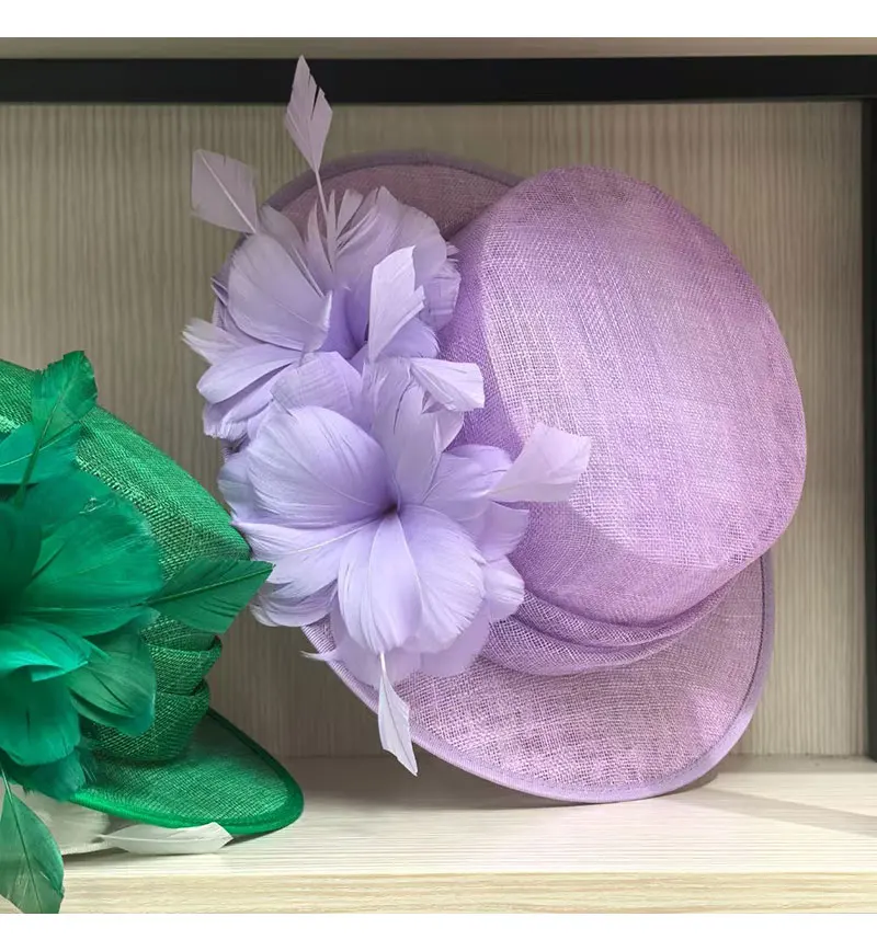 Frühling Sommer Mode Leinen Material Fischer Eimer Hut Für Frauen Bogen Dekoration Flache Top Fedora Hut Elegante Qualität Sonnenhut – Detail 5
