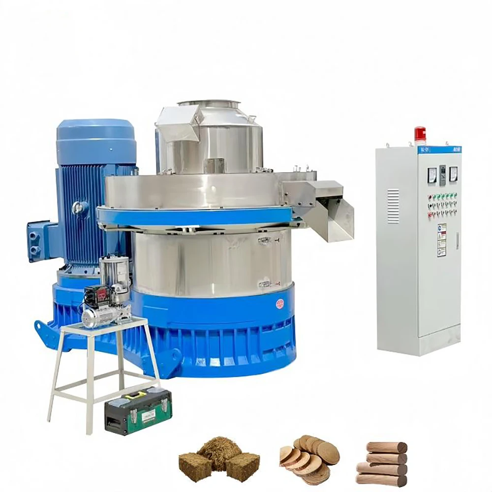 500-1000Kg/h Industrial Wood Solid Fuel Burning Sawdust Pellet Making Machine Press Biomass Wood Pellet Making Machine Price