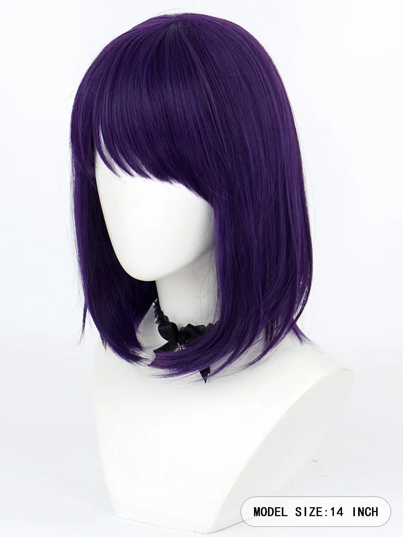 مستقيم الأرجواني قصيرة الباروكات الاصطناعية مع الانفجارات ألياف مقاومة للحرارة الباروكات أنيمي دور تأثيري الباروكات ل زي حفلة الهالوين