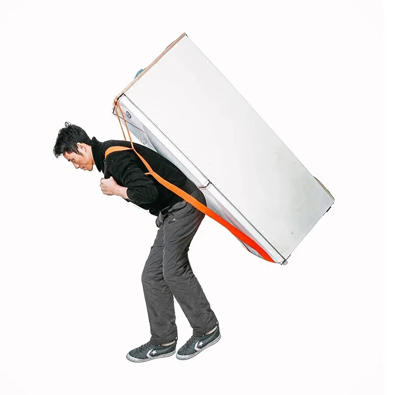 5.5m Easy Carry Furniture Lifting Moving Cord, Transport Belt, Luggage Lashing Strong Strap, Cargo Strap With Metal Buckle