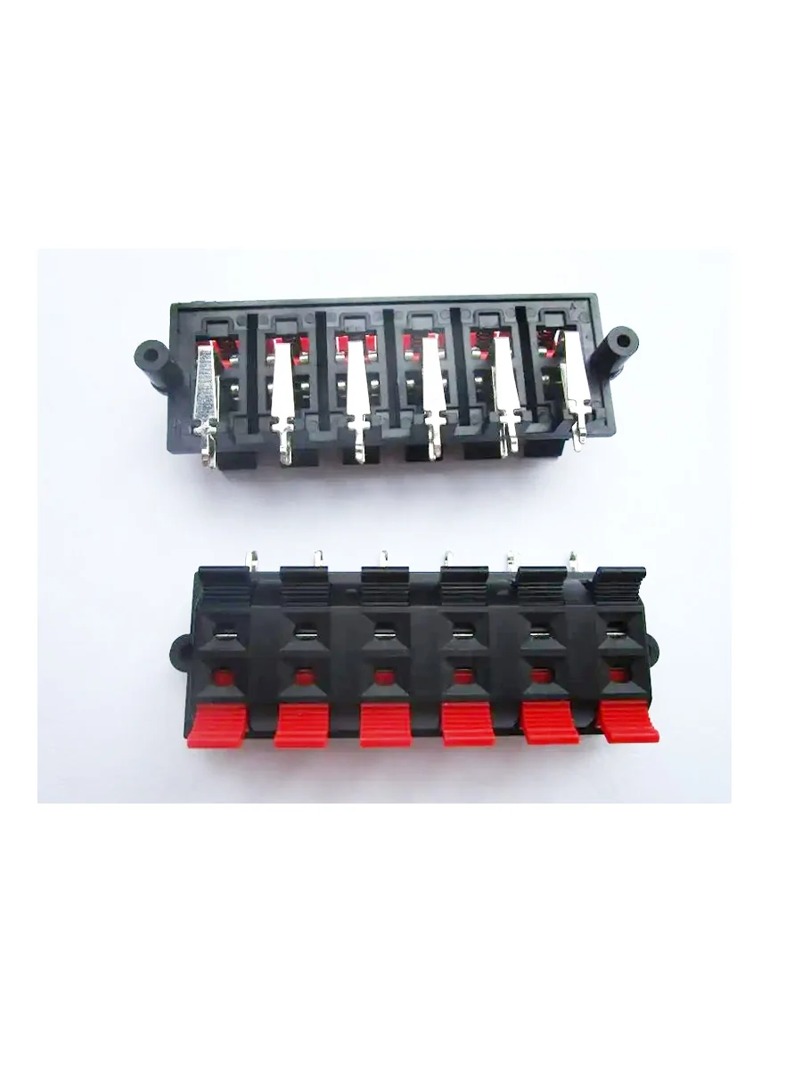 50 pcs x  12-Way Speaker Terminal Board Connector Spring Loaded