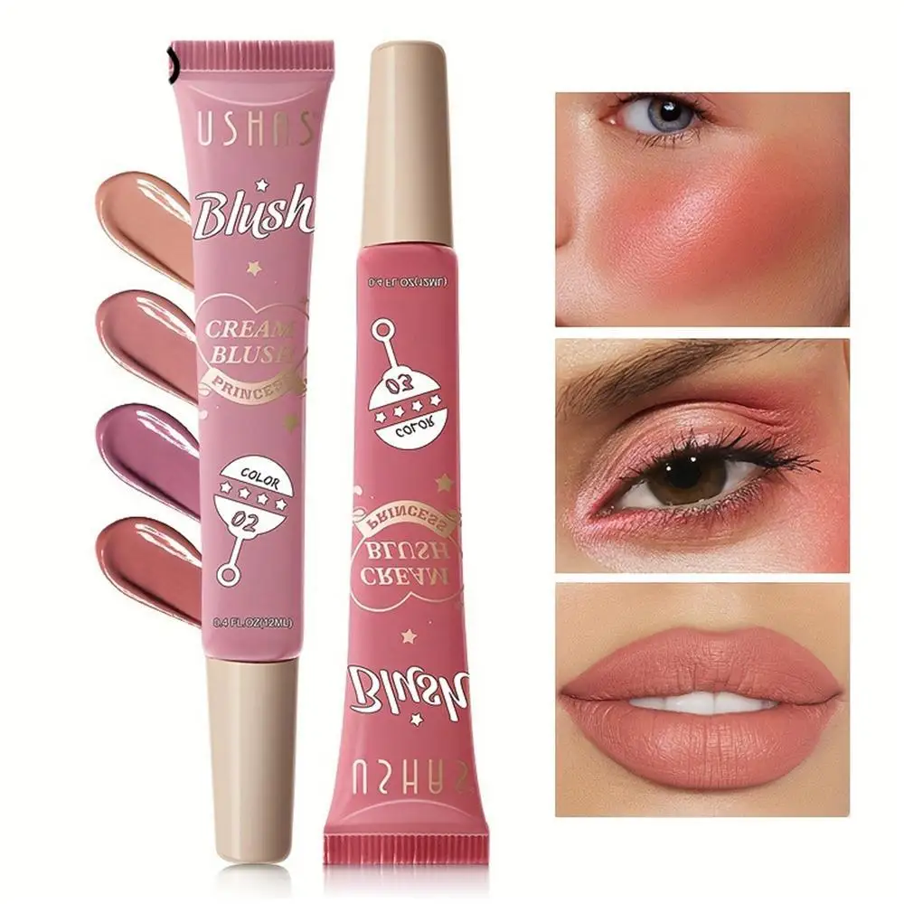 Beauty Liquid Blush Lasting Natural Liquid Contouring Face Blusher Waterproof Facial Blush Stick Soft Light Liquid Blush