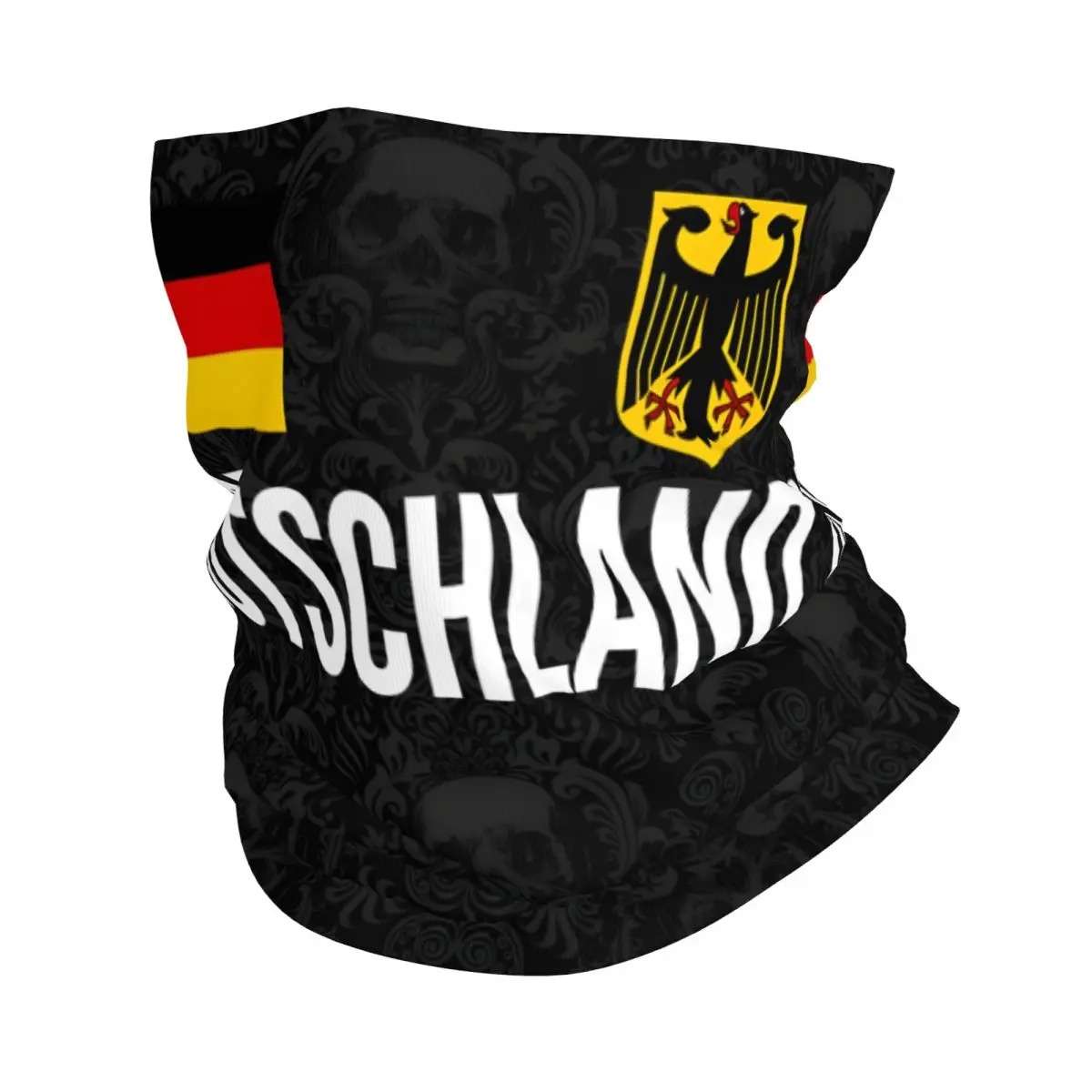 Fascinating Bandana Neck Cover Motorcycle Club Germany Wrap Scarf Multi-use Cycling Riding Unisex Adult Washable