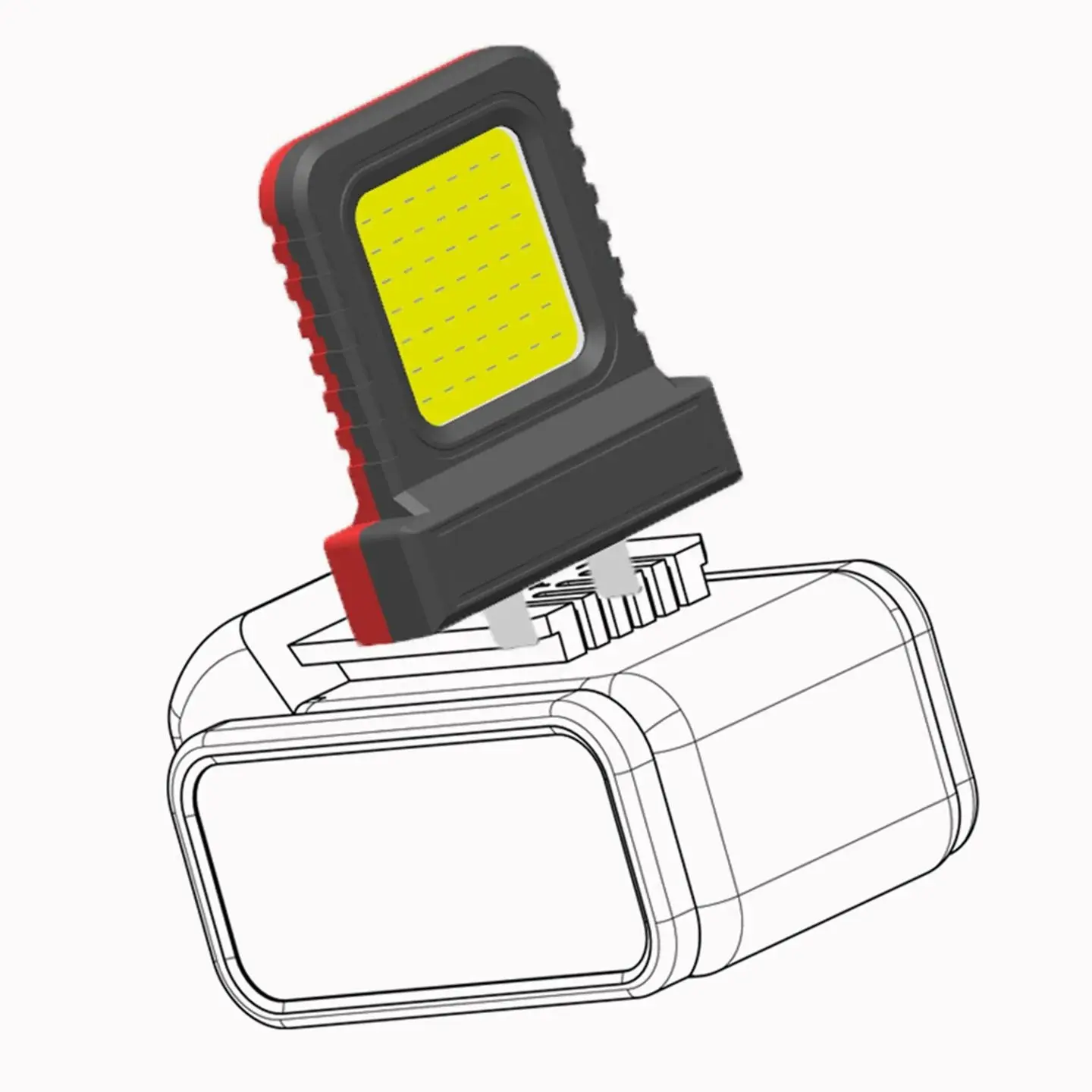 

21V Electric Tool with Universal Lithium Battery LED Auto Repair Work Light Floodlight for Long Term Outdoor Construction Use