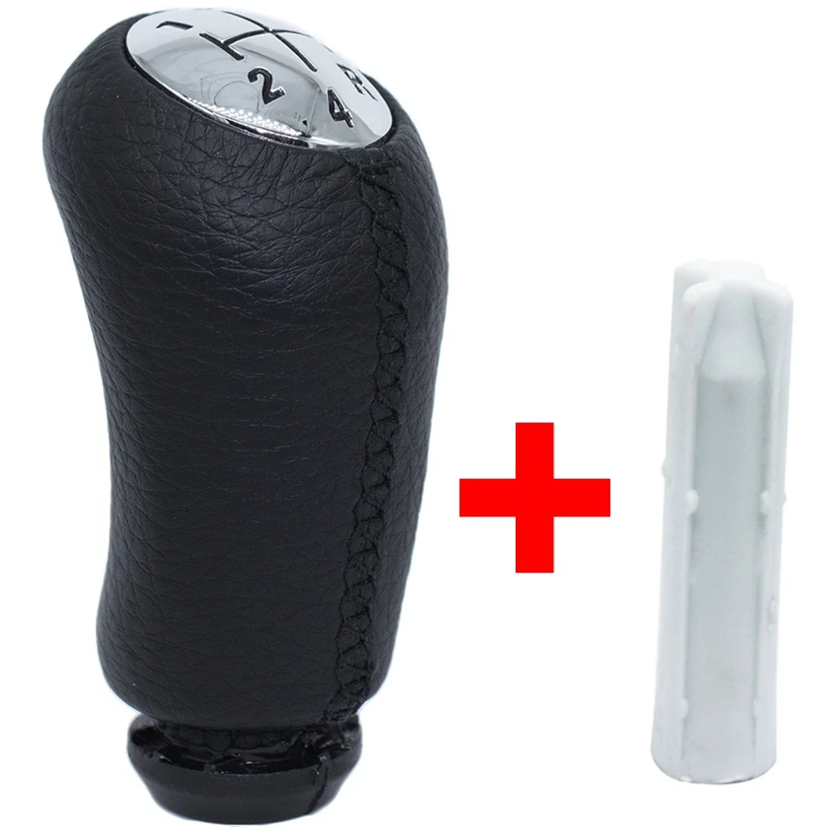 5 Speed and R Gear Shift Knob Gearstick Adapter Kit for Renault Captur 13-19 Manual Gear Shift Knob Lever Handle Stick Head
