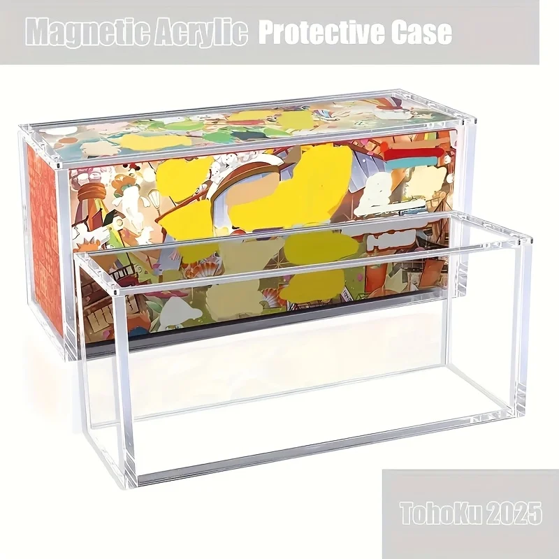 1 قطعة 8 مللي متر واضح الاكريليك حامي عرض حامل ل مركز اليابانية صندوق خاص (ل Tohoku/الهيروشيما/Fukuoka/Kanazawa)