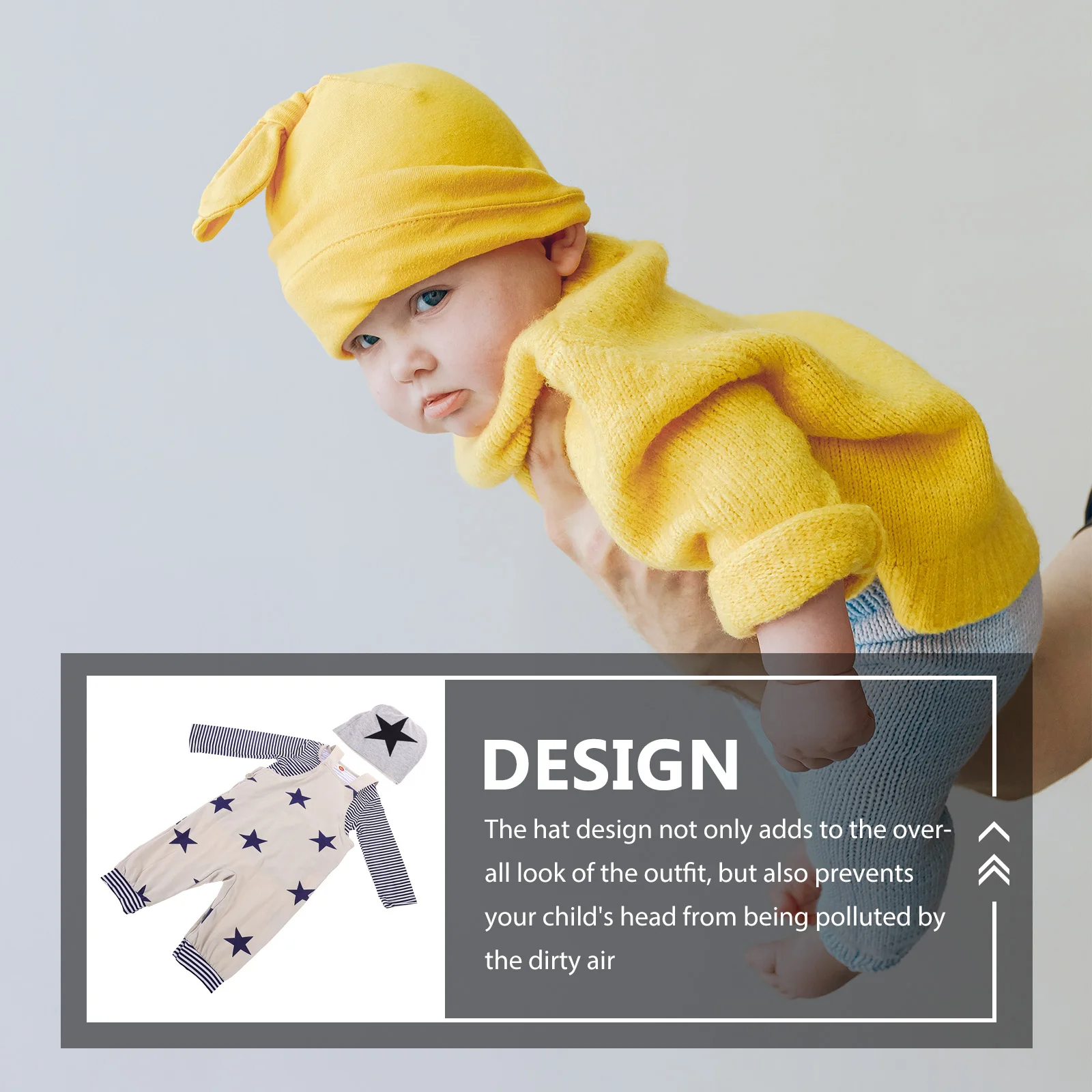 

Spring Star Print Overalls Long Pants Suit Boy Baby Clothes 95cm Polyester Breathable T Shirt Hat Toddler Outfit