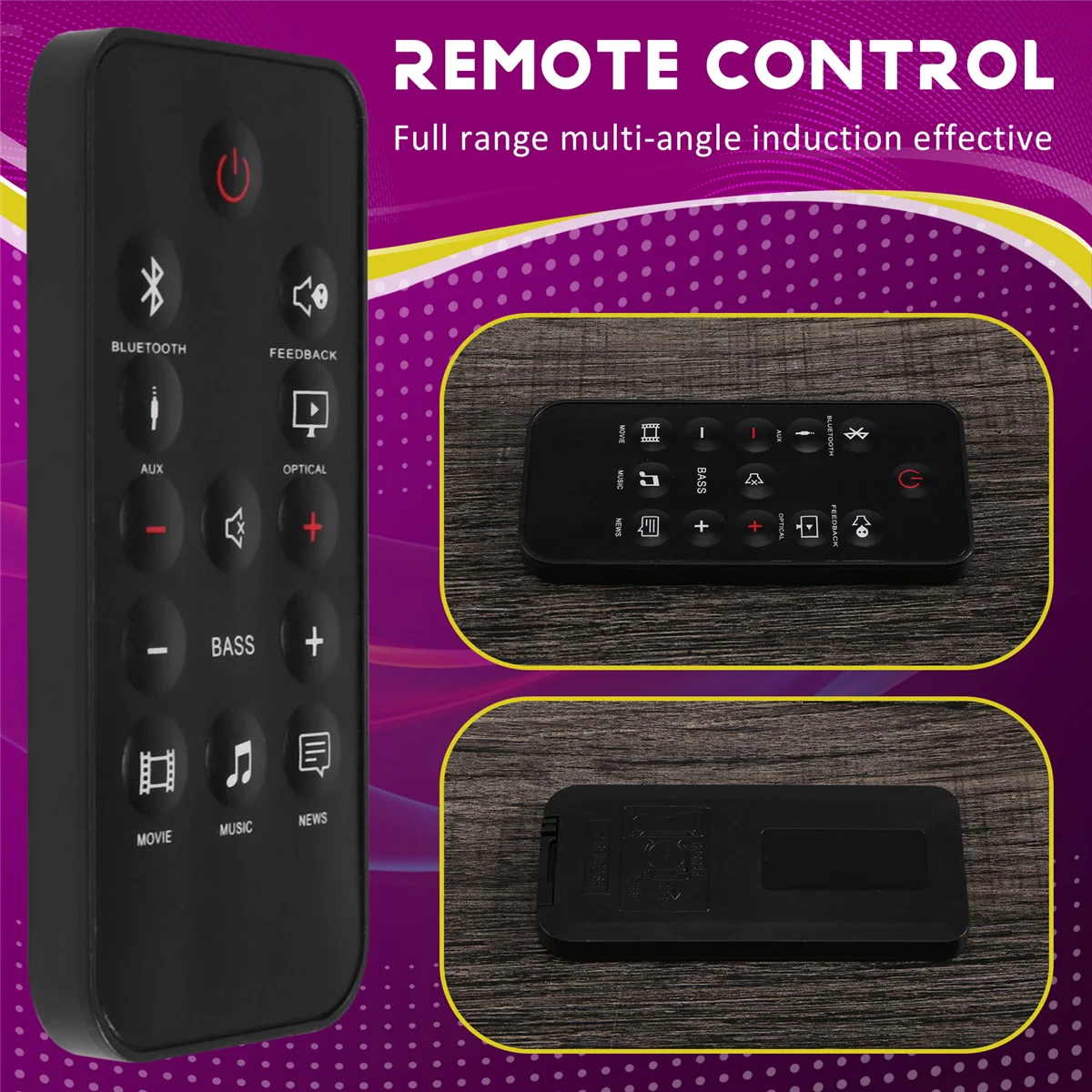 Trending Now Wireless Remote Control for Jbl Cinema SB150 Audio System Player Controller Black