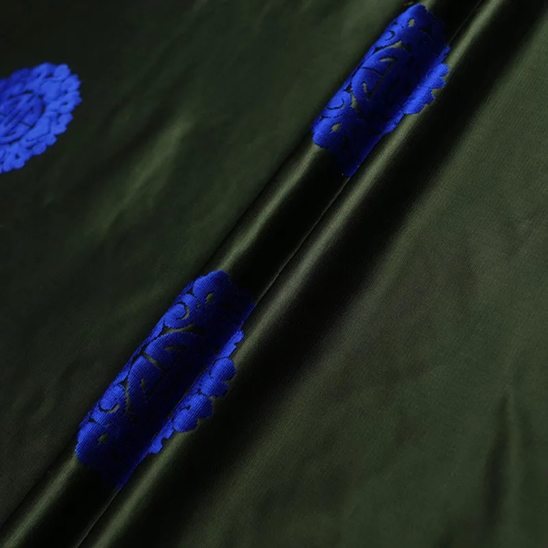 Handmade Zhangzhou satin jacquard fabric polyester fiber traditional pattern Chinese clothing cheongsam