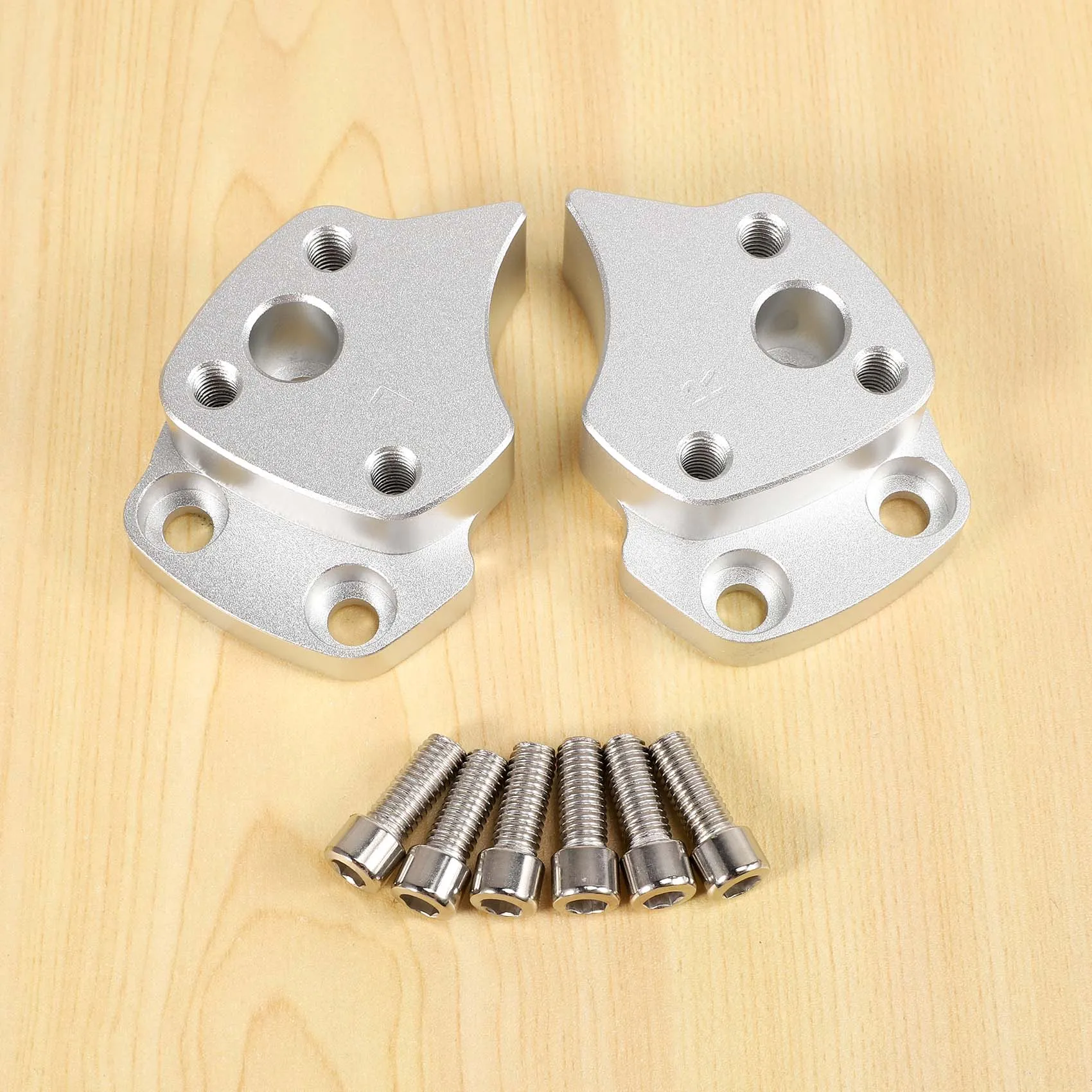 Multi-Purpose 25Mm Handlebar Riser For FJR1300 FJR 1300 2001-2005 Silver Handle Bar Risers Motorcycle Accessories Parts