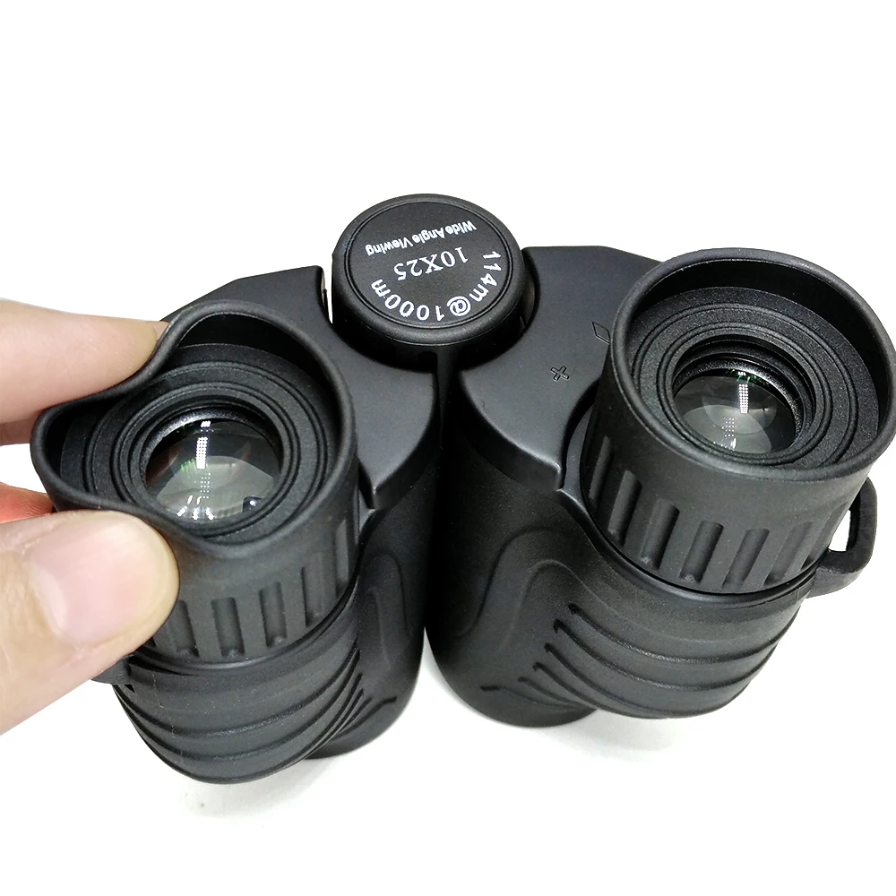 Small Compact Travel Binoculars 10x25 for Adults Bird Watching Hiking with Phone Holder