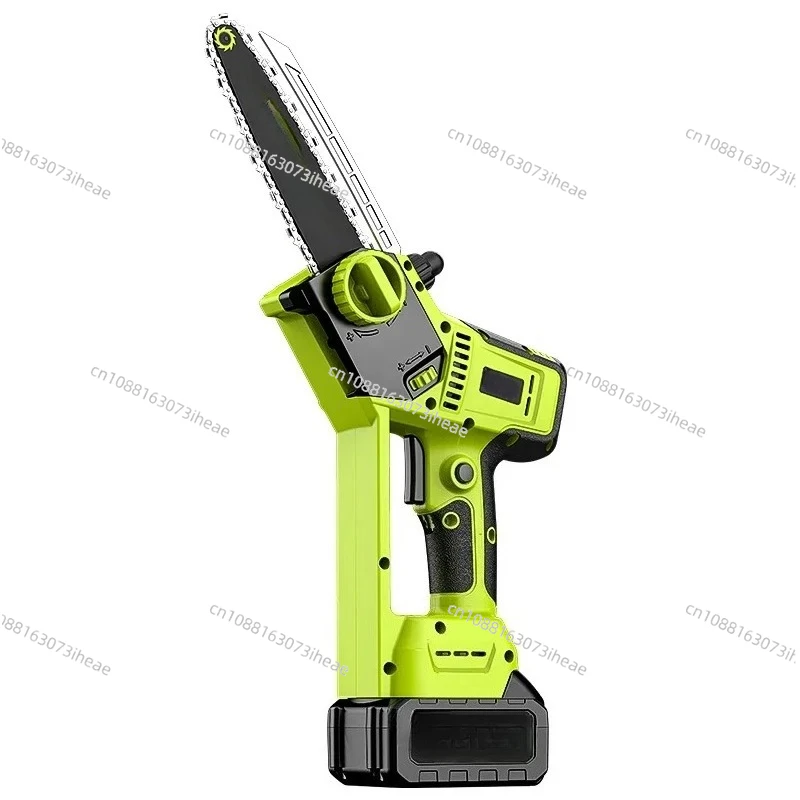 Electric chainsaw household small handheld lithium battery hand electric saw rechargeable chainsaw felling wood sawing tree