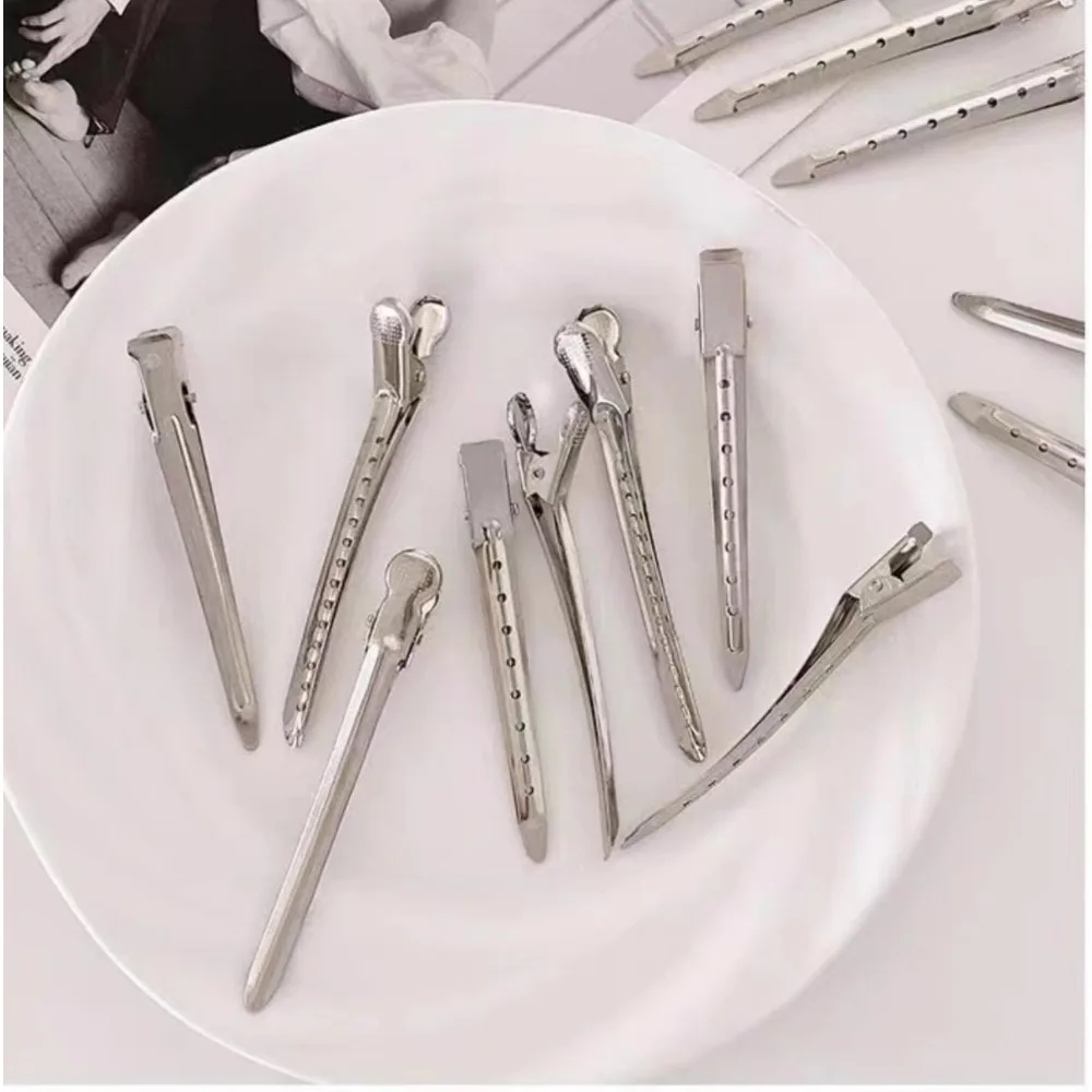 Hairroot رقيق كليب الجانب الانفجارات ماكياج التصميم لا أثر مشبك شعر تحديد المواقع عالية الجمجمة قطعة أثرية منقار البط كليب مقاطع الشعر #6