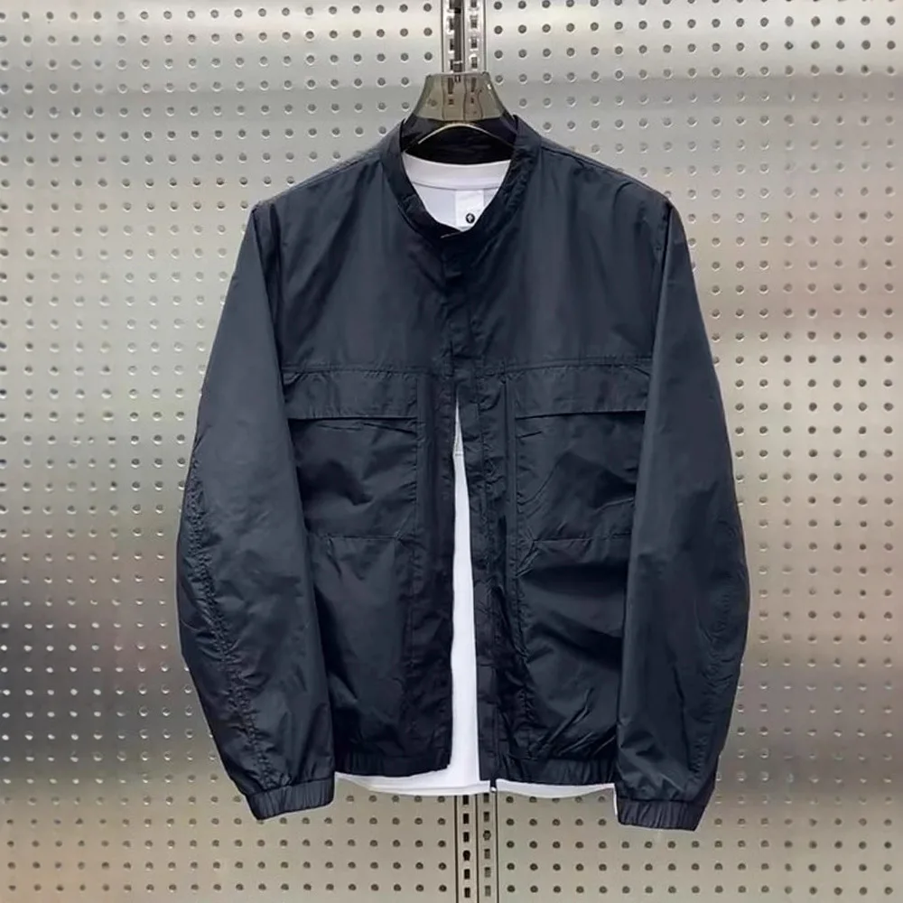 

2026 New Long-sleeved Stand-up Collar Loose Version Boys Thin Jacket Youth Casual Style