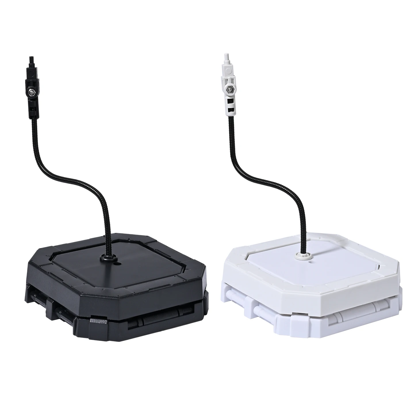 Uniwersalna podstawa ekspozycyjna MSWZ z elastycznym, giętym wspornikiem do modeli MG/HG/Q, akcesoria do modelarstwa i hobby.