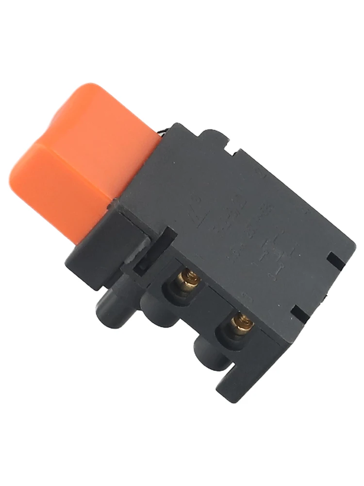 AC 220V/6A FA2/61BEK Adjustable Speed Switch Plastic Metal  Trigger Button Switch For Electric Drill Power Tools Accessories