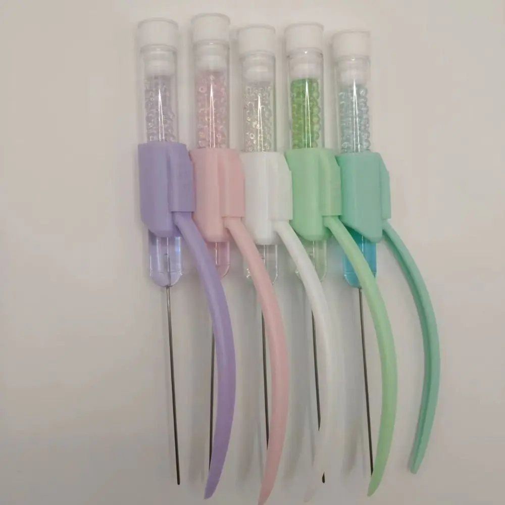 Kits de bandeja de bolígrafos con Clips de diamante creativos, pinzas de pintura de diamante DIY de 2,6mm, separador de pintura de diamantes de imitación hecho a mano