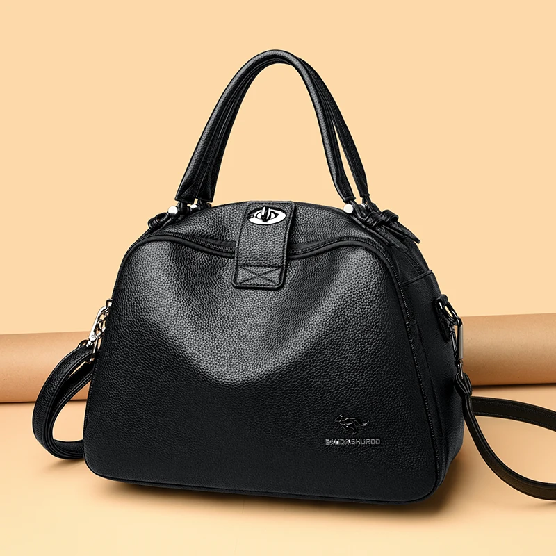 

Leather Shoulder Bags Casual Tote Bag Bolsos Luxury Designer Handbag Brand Crossbody Bags for Women HIgh-end Quality Hand Bag