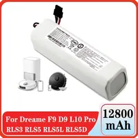 100% Original 12800mAh P2008-4S2P-MMBK Replacement Battery For Dreame F9 D9 L10 Pro Plus RLS3 RLS5 RLS5L RLS5D Accessories Parts