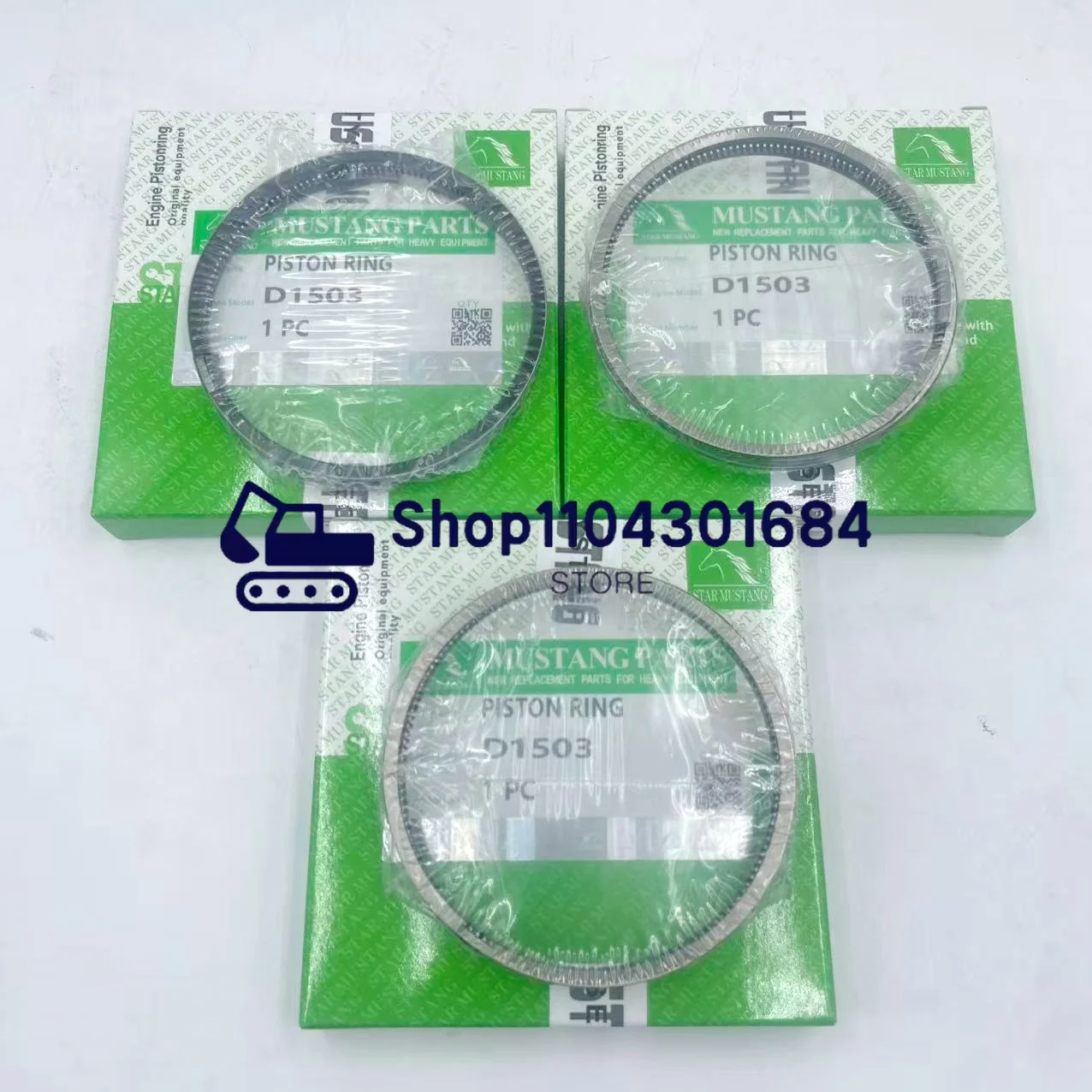 Kubota D1503 Engine Piston Ring 1A021-21050 Kubota U30-3 Excavator Tractor New