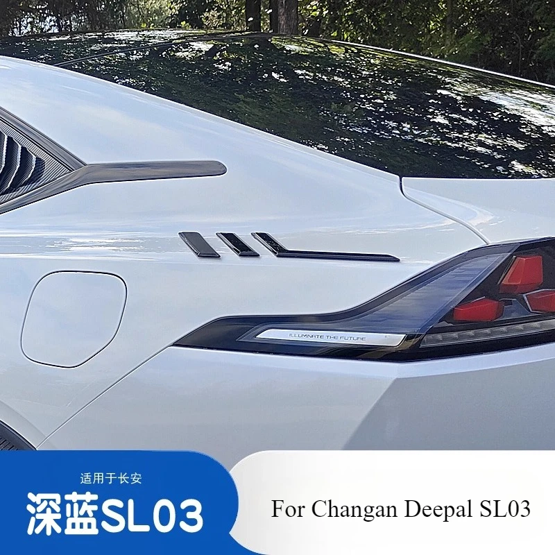 

For Changan Deepal SL03 Rear Window Decals Side Fender Stickers - Car Body Scratch Cover Vinyl Decorative Graphics Trim