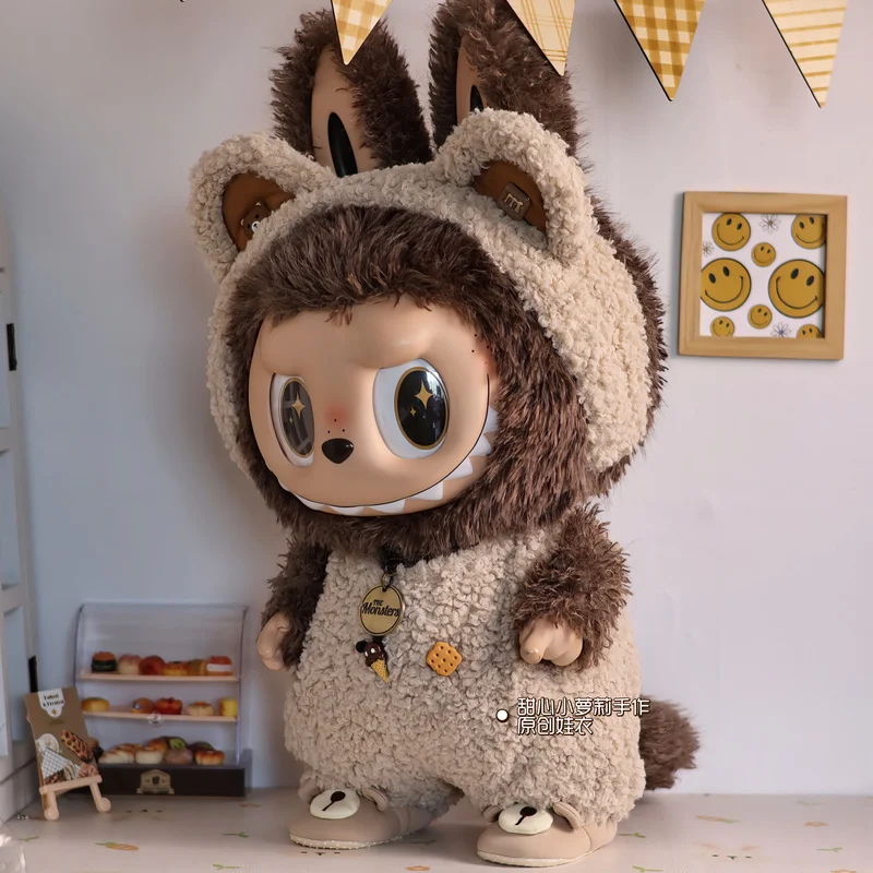 Original Design 58cm Labu Cloth Clothes Zimomo Clothes Labu Doll Clothes Winter Warm Bear Beautiful Coat Shoes Festival Gift