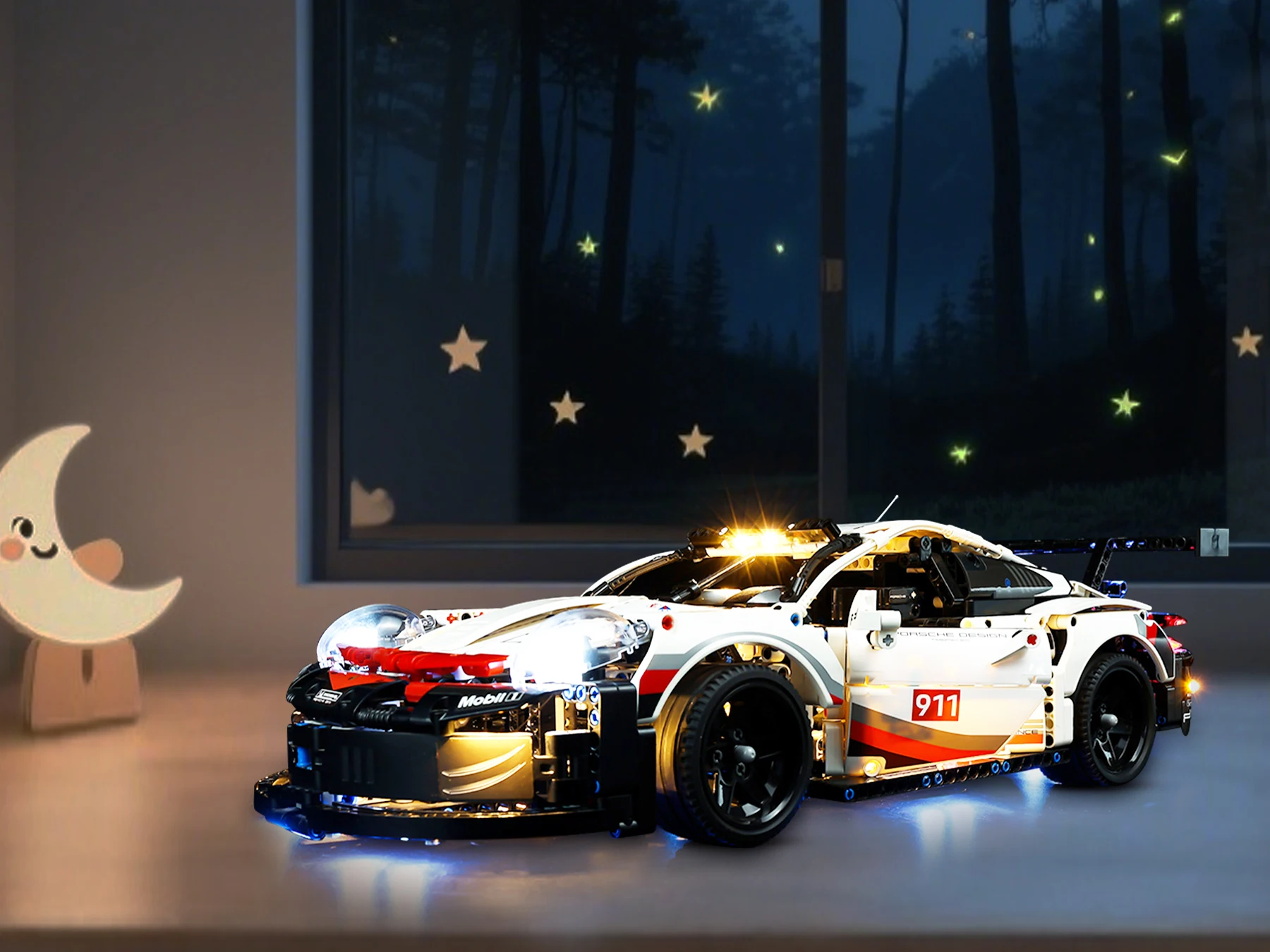 Kyglaring LED Light Kit suitable for Lego Porsche 911 RSR 42096 Building Blocks Decorative Lamp Not Include Lego Building
