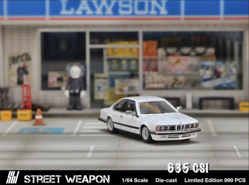 

SW 1:64 E24 635 CSI White Diecast Model Car