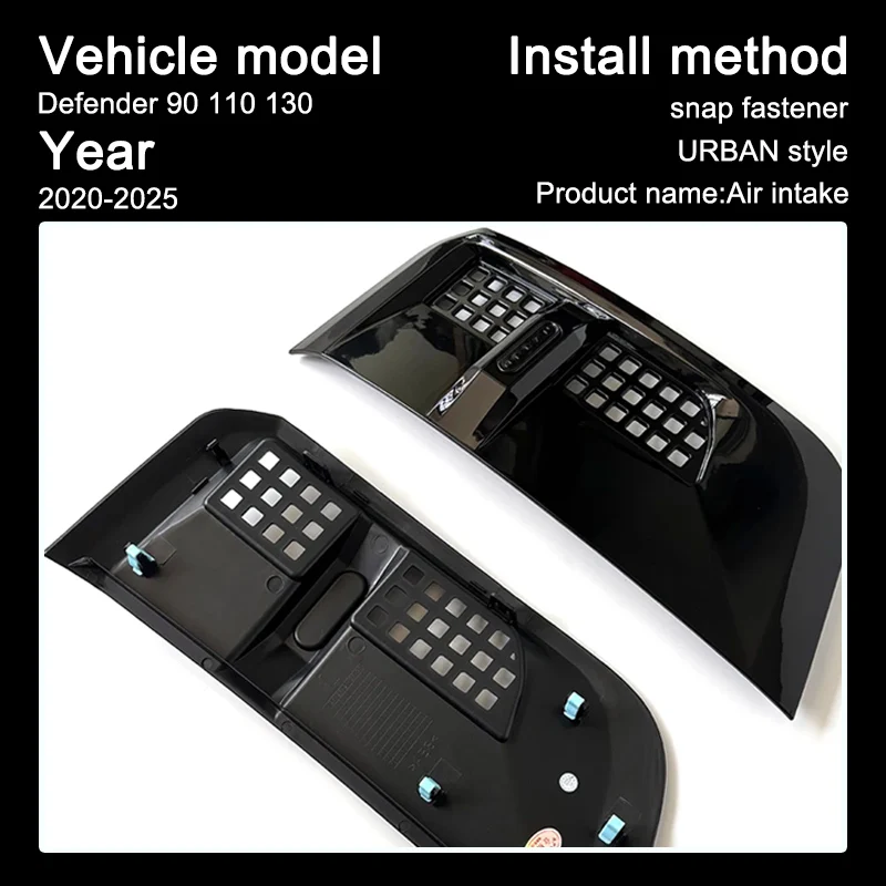 90 110 2020-2025 L663 Side Vents Automotive Exterior Decoration Accessories Urban style Air intake for Land Rover Defender