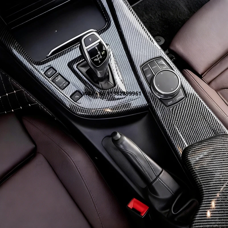 For 3 Series F30 F35 Interior Accessories Kit ABS Business/Luxury Multimedia Central Control Panel Interior Modification