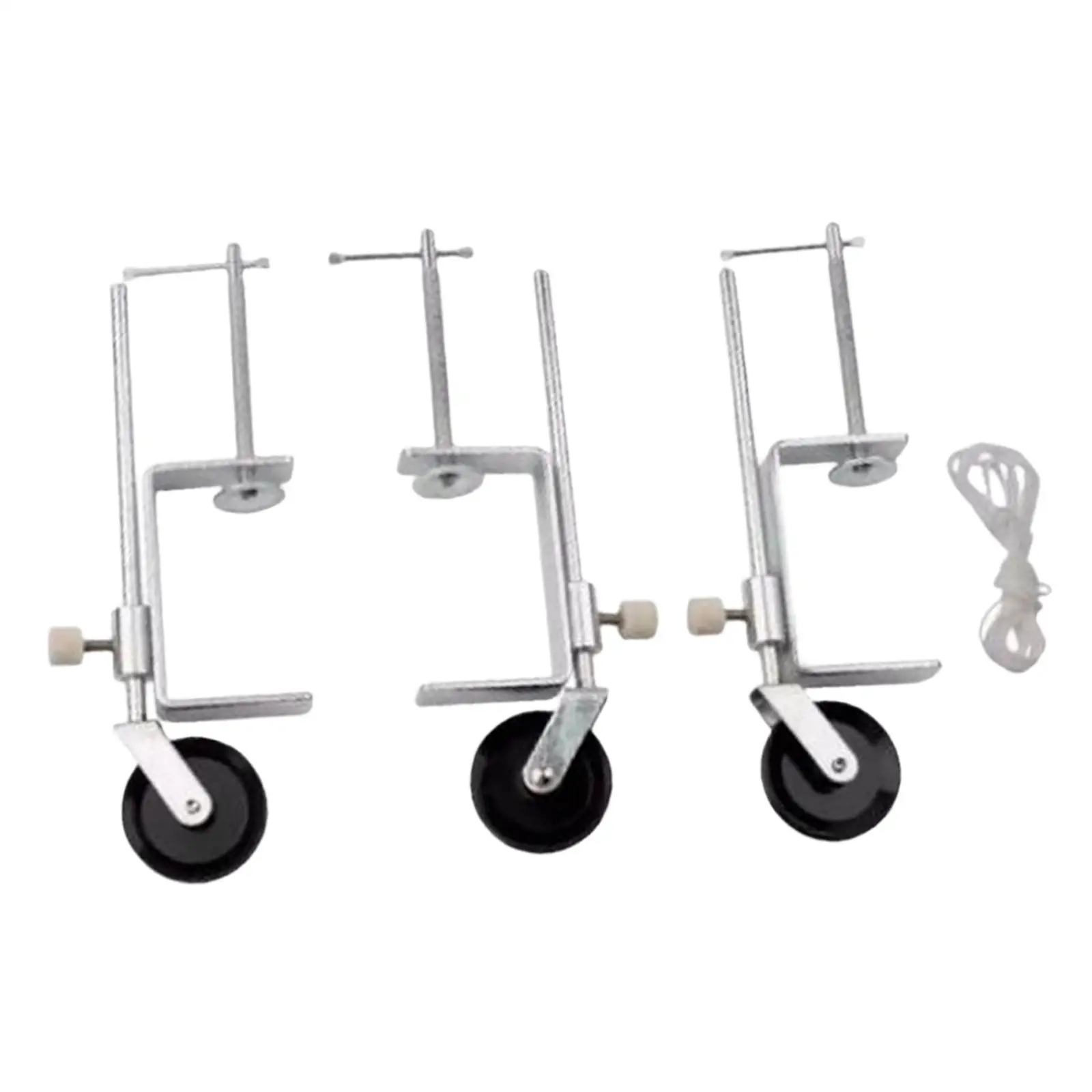 Pulley System Physics Teaching Model Metal Support Rod and Table Clamp Group for Student Lab Activity