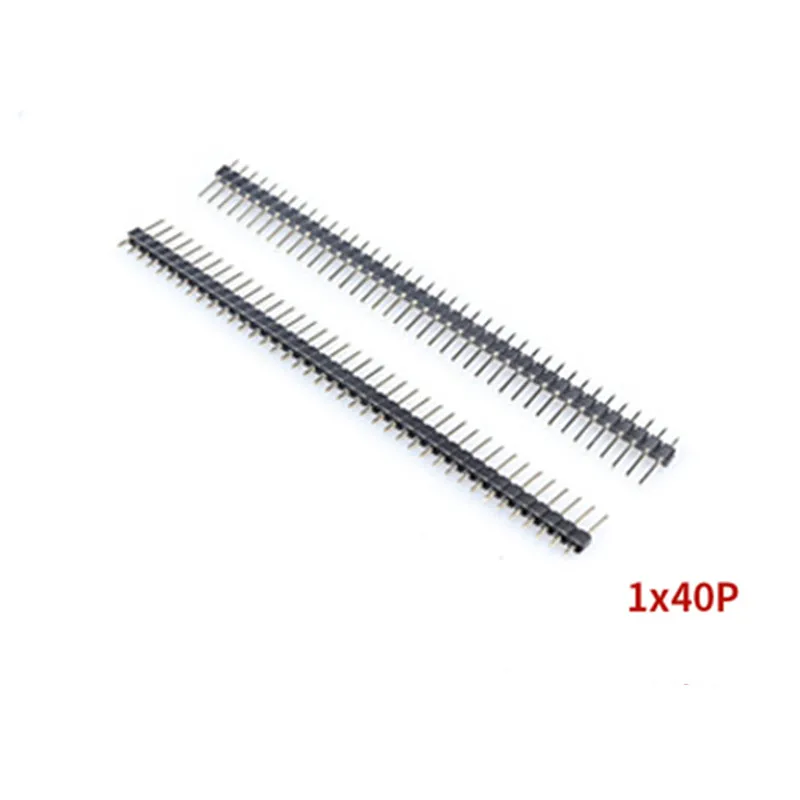 

50pcs 2mm 40 Pin Male Single Row Pin Header Strip Header Strip Connector