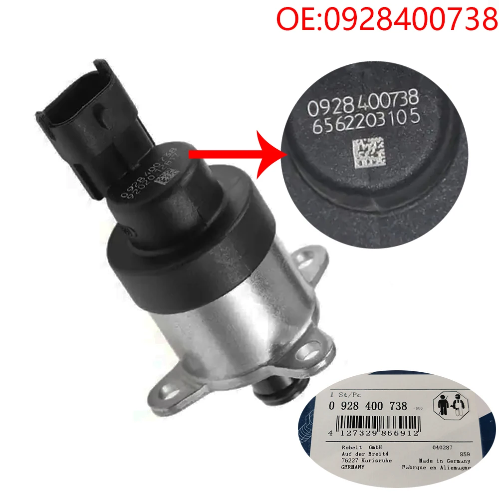 

For 0928400738 Pressure Control Valve Regulator 0 928 400 738 Fuel Pump Metering Valve 0928400738