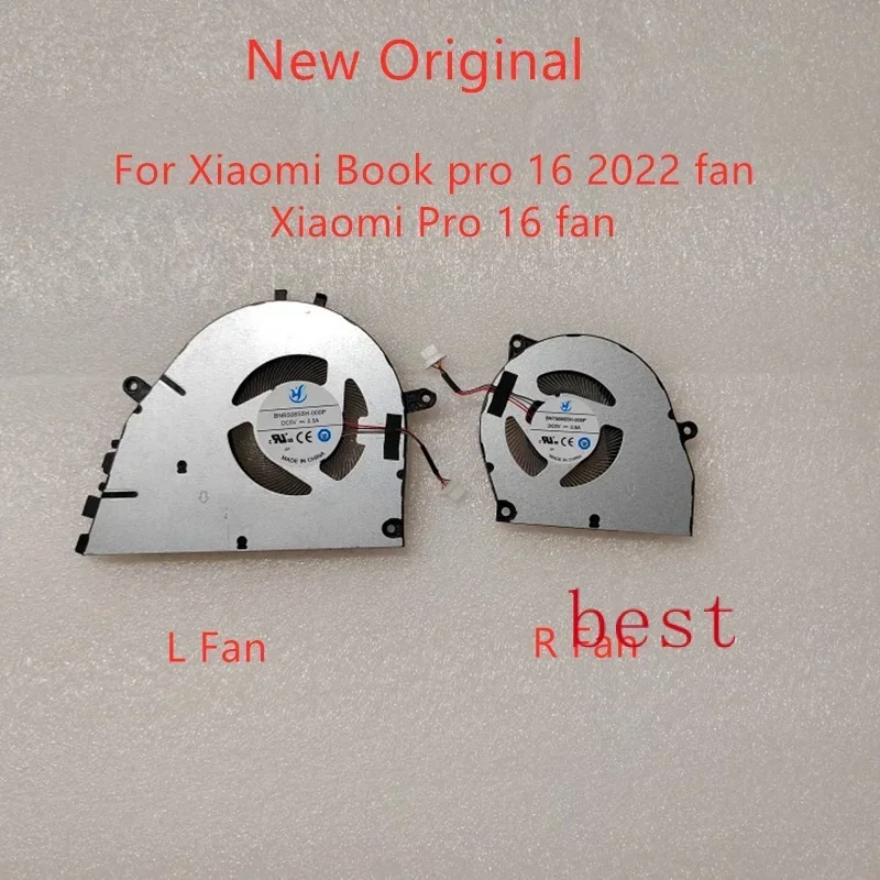 

FORНовый оригинальный охлаждающий вентилятор для ноутбука, процессора и графического процессора для Xiaomi Book pro 16 2022, вентиляторы Xiaomi Pro 16