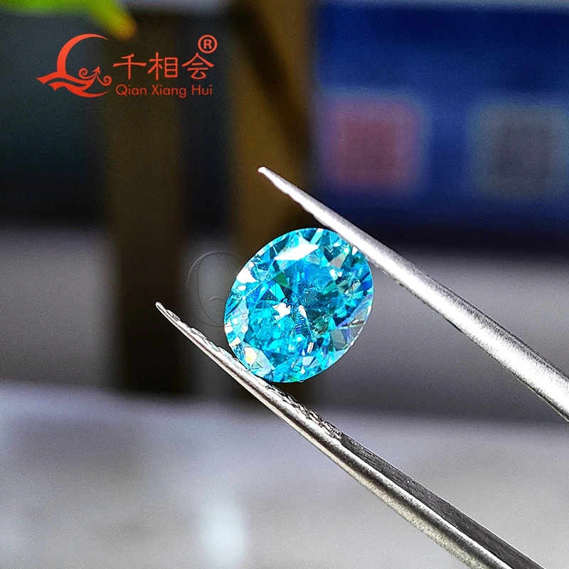 

Аква синий овальный муассанит драгоценный камень 1ct-3ct Алмазная огранка свободный камень изготовление ювелирных изделий оптом