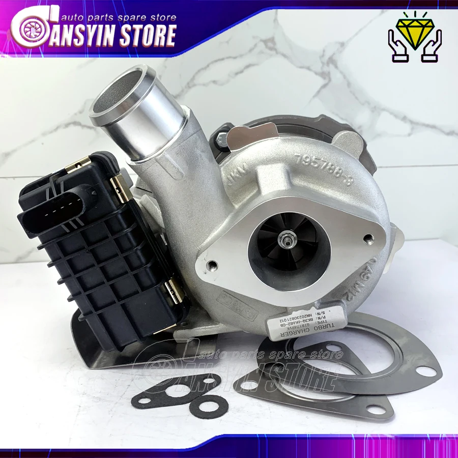 GTB1749V Turbo Charger For Ford Ranger 2.2 TDCi 92 Kw - 125 HP QJ2R 2012- 854800-5001W 787556 BK3Q6K682CB BK3Q6K682PB