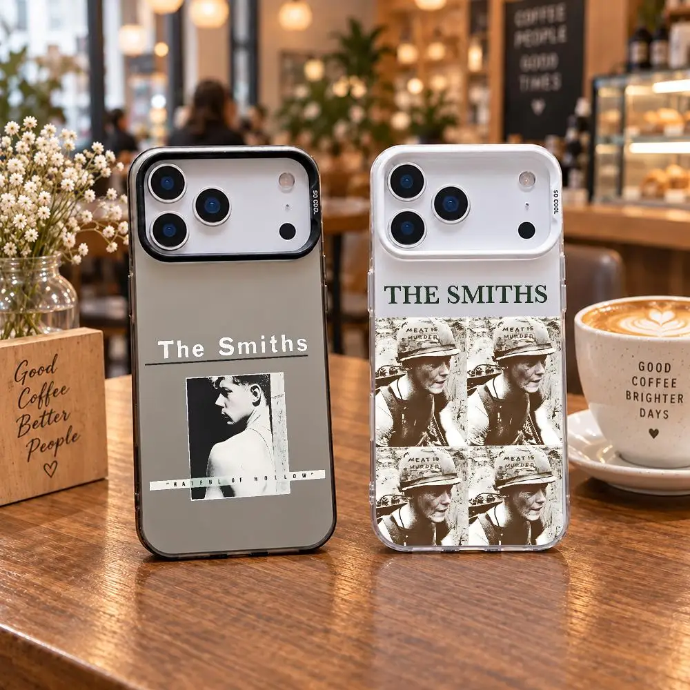 The S-Smiths Phone Case For IPhone 18 17 16 15 14 13 Pro Max Independent Metal Button Electroplating Mobile