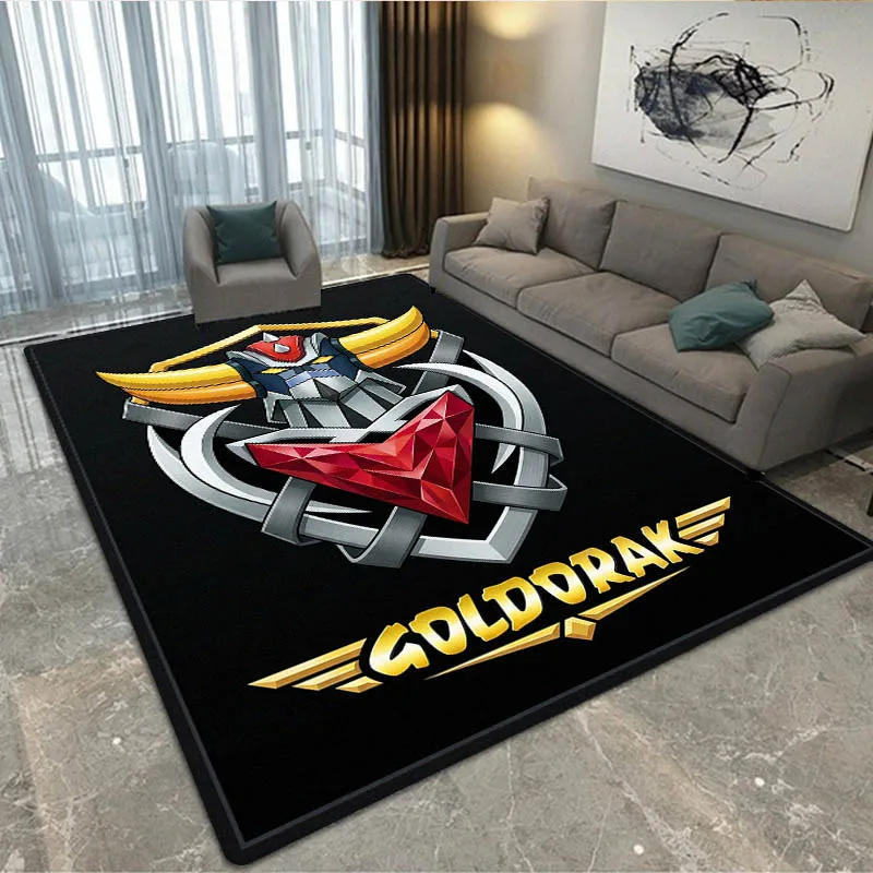 UFO ROBO GRENDIZER GOLDORAK Teppich, rutschfester Teppich, Outdoor-Teppiche, Teppich für Zuhause, Schlafzimmer, Dekorteppich für Schlafzimmer, Geburtstagsgeschenk