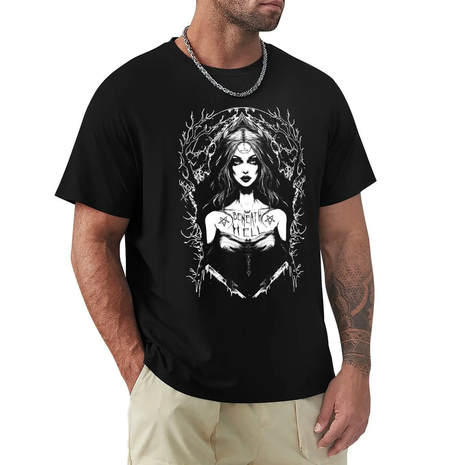 

LADY HELLION T-Shirt Luxury man vintage anime shirt Anime t-shirt oversized t shirt oversized t shirts for men