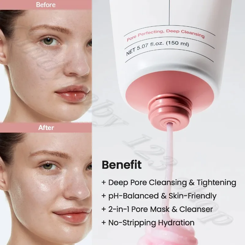 Collagen Foam Cleanser Moisturizing and firming Gentle Cleansing Shrinking Pores Not Tight Moisturizing Facial Cleanser 150ml