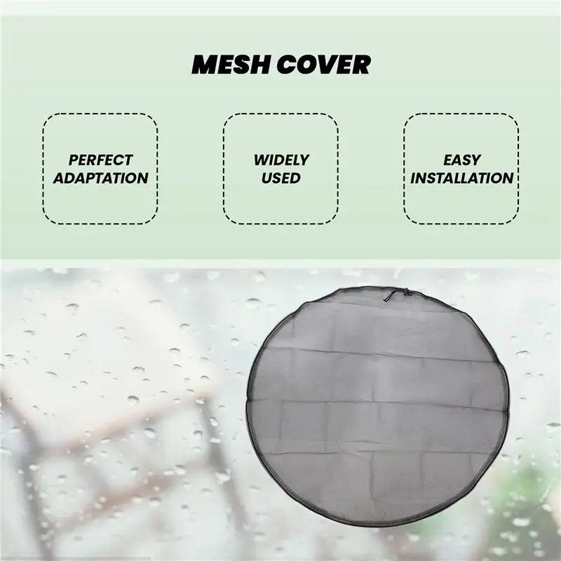 2026 جديد 3 قطع غطاء شبكي لبرميل المطر ، جمع المياه دلاء غطاء خزان الحصاد أداة حامي المطر برميل المعاوضة #2