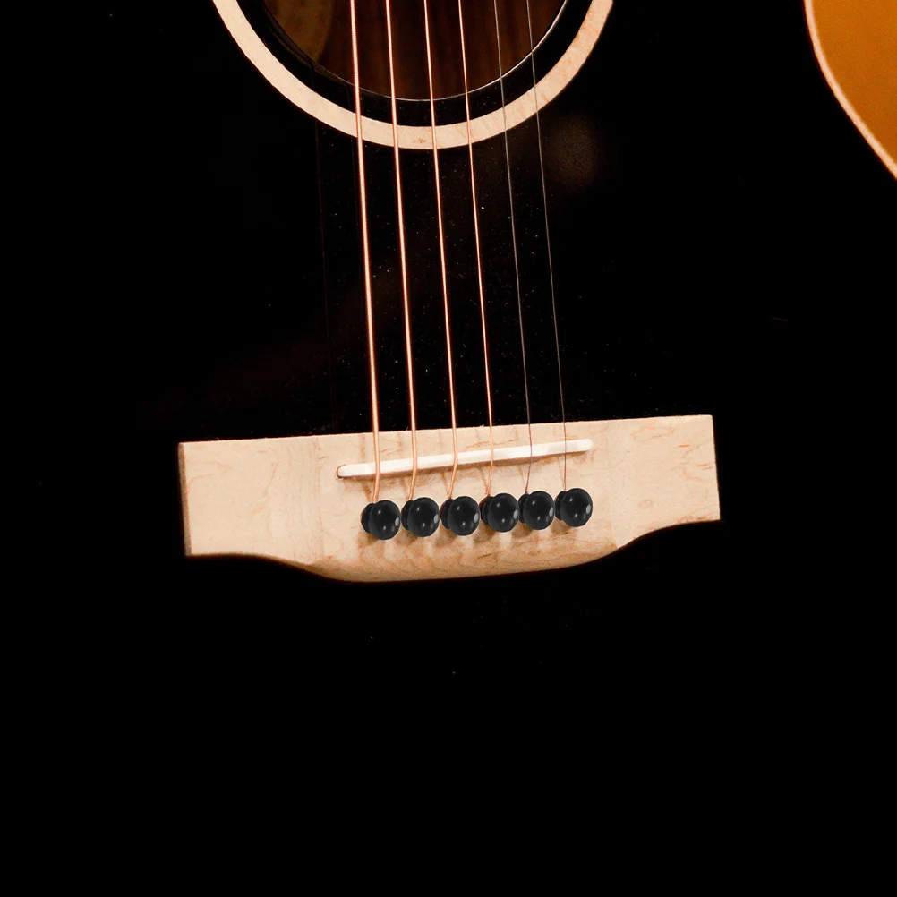 

12pcs Bridge For Acoustic Sturdy Abs Replacement Pegs Easy Install Folk Guitar Acoustic Guitar Pegs Accessories Parts