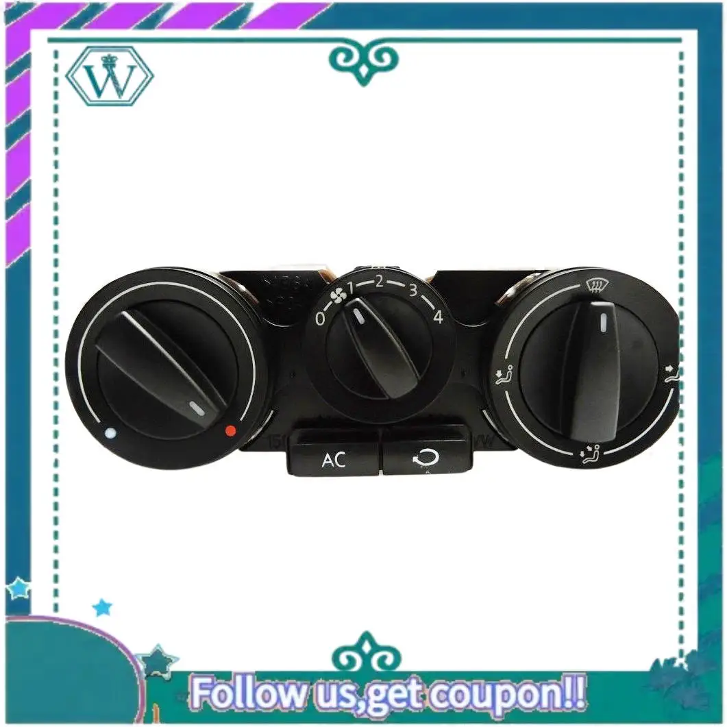 

AA92-Heater Control Unit Switch 1J0820045F 1J0 820 045F Fit For Golf 1999 2000 2001 2002 2003 2004 2005 2006 2007 2010-2011