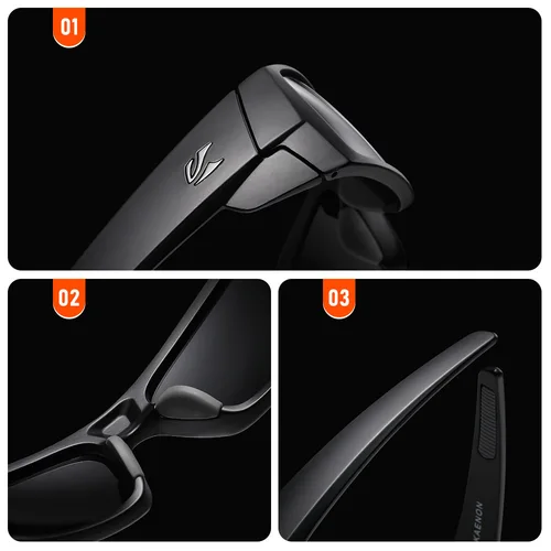 Imagen 2 del producto Kaenon Gafas de sol deportivas polarizadas para hombres y mujeres, ideales para conducir, pescar, ciclismo y correr, gafas de protección UV con caja