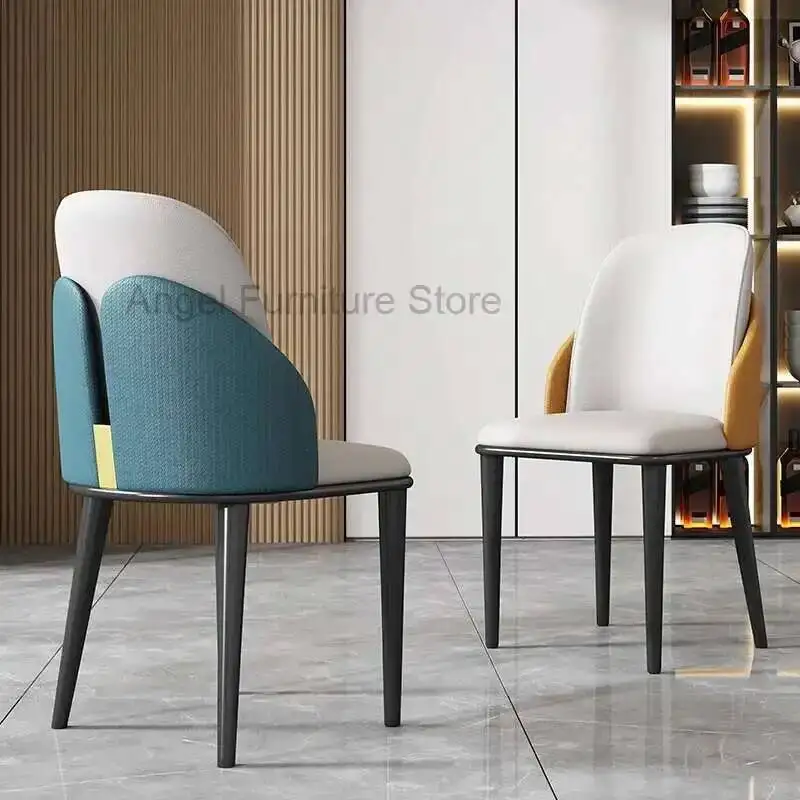 Nordischer Samtstuhl im Design-Replika-Stil, Designer-Esszimmerstuhl aus Massivholz, moderner Lederstuhl, ergonomische Sillas Comedor, italienische Möbel