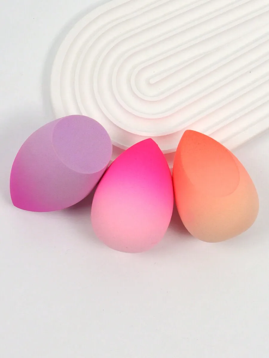 30Pcs Soft Gradient Makeup Sponges, Latex-Free Dual-Function Blenders For Liquid, Cream & Powder Foundation, All Skin Types