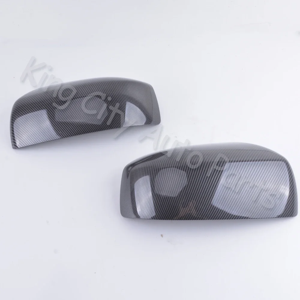 

For Mitsubishi Lancer 10-19 EVO x10 Genuine Carbon Fiber Car Rearview Mirror Trim Cover Side Rear View Decoration Shell