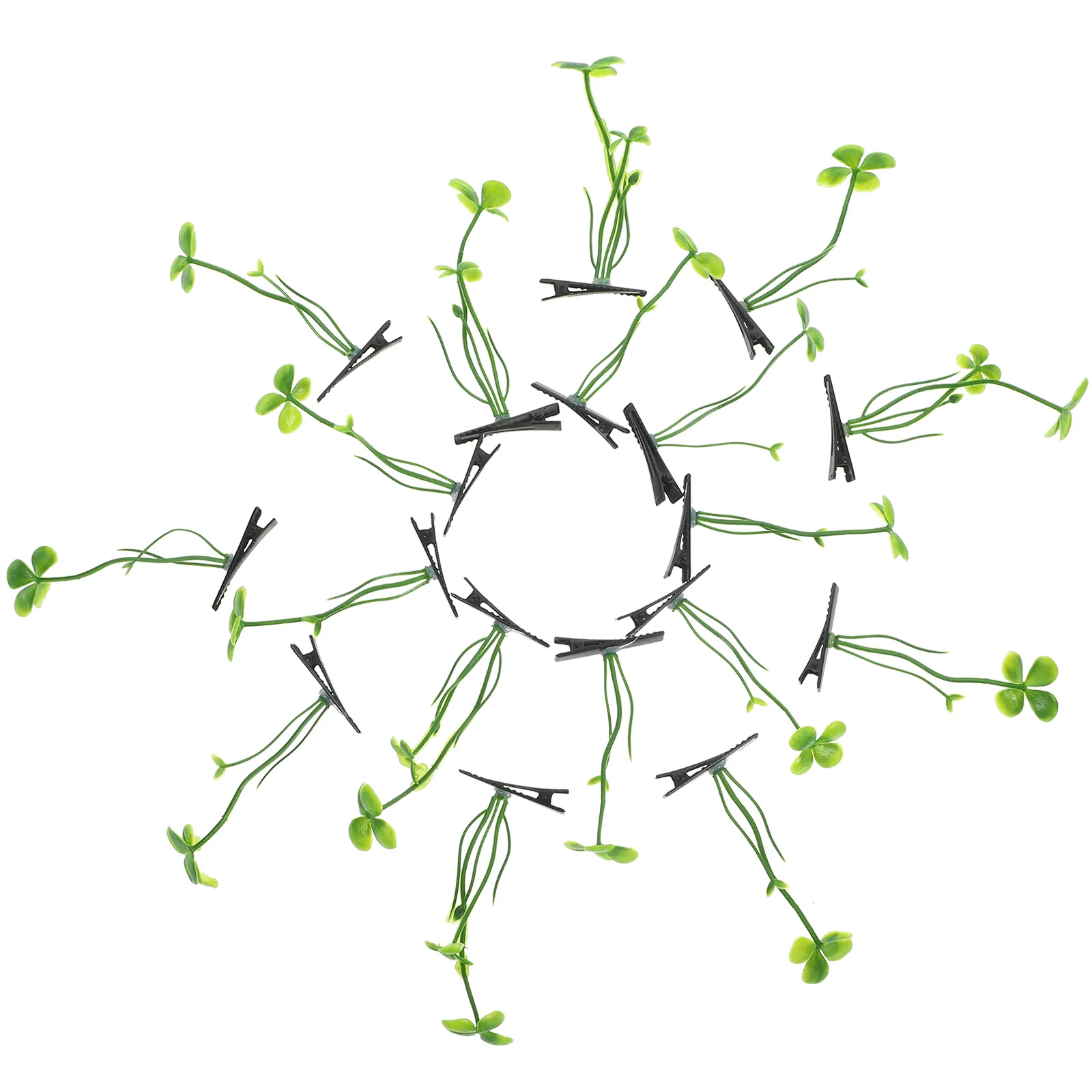 

30Pcs Adorable Grass Leaf Spring Hairpins Decorative Plant Barrettes Sprout Clips Teen Girls Hair Accessories Mini Plant Hair
