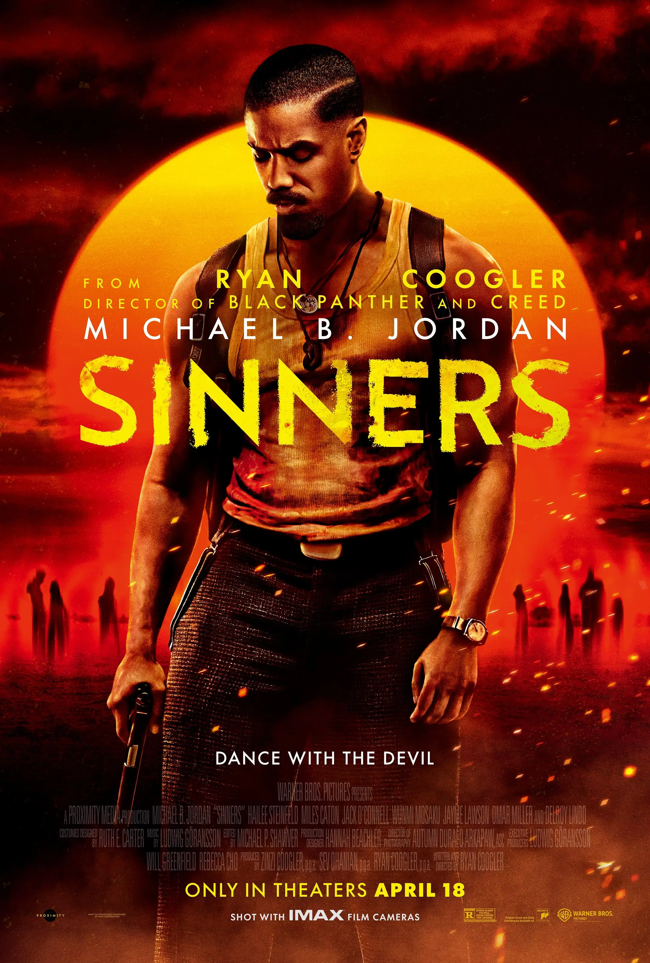 Movie Sinners 2025 Art SILK POSTER Wall Art Home Decoratief schilderij